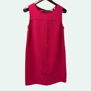 DKNY Raspberry Pink Sheath Dress Work-to-Dinner Classic Shift Size 10